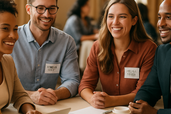 Networking with Other Travel Professionals illustration