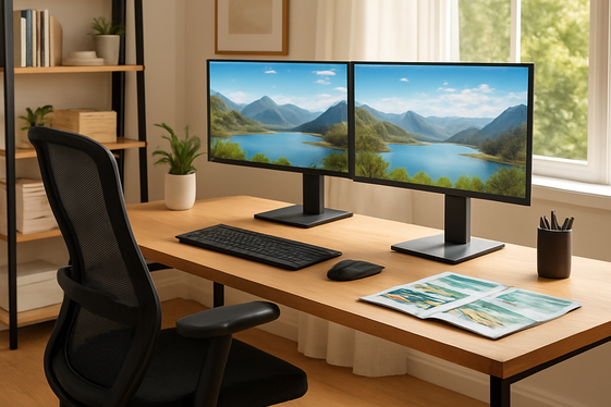 Setting Up Your Home Office for Success illustration