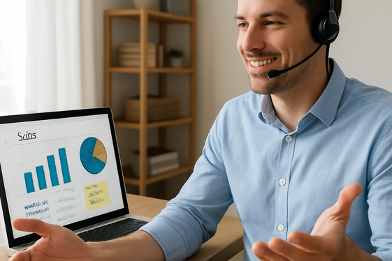 Remote Sales and Lead Generation illustration