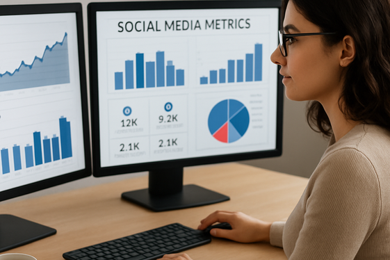 Digital Marketing Assistant illustration