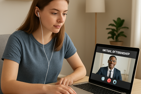 Remote Internship Opportunities illustration