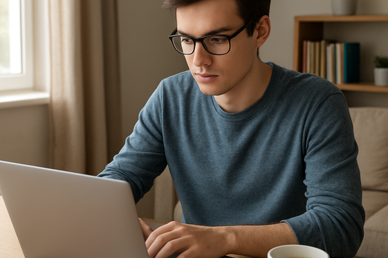 Online Data Entry Specialist illustration