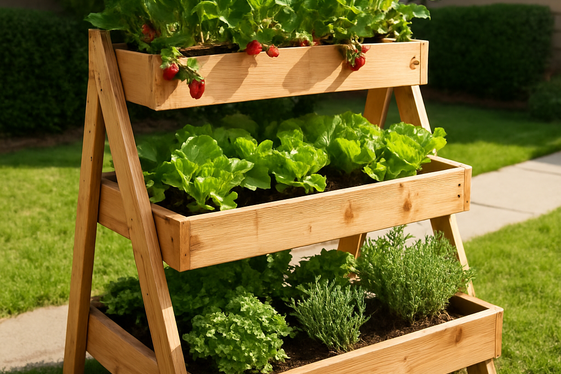 Use Tiered Planting to Layer Your Crops illustration