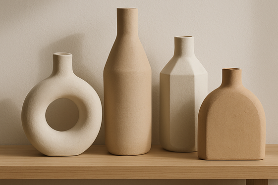 Chic Geometric Vase Sets for Modern Spaces illustration