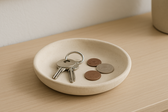 Eye-Catching Air-Dry Clay Key Bowls illustration