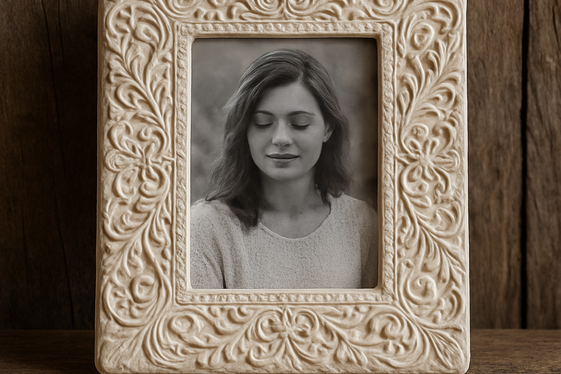 Intricate Air-Dry Clay Picture Frames illustration