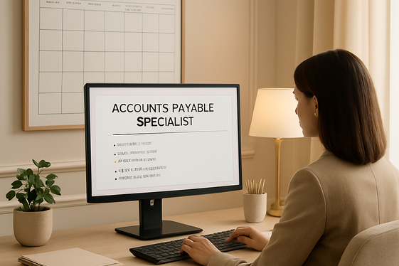 Accounts Payable Specialist Positions with Flexible Hours illustration