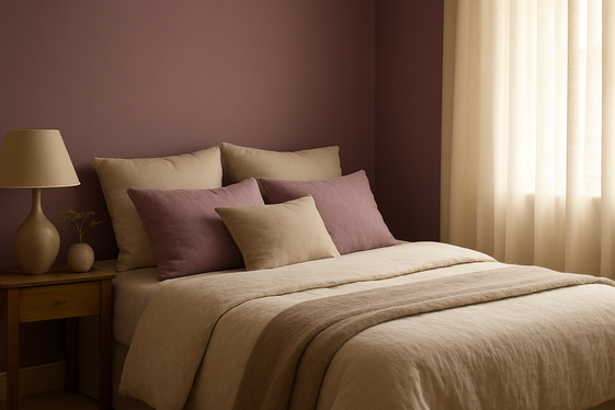 Soft Plum Glow: A Muted Approach for Cozy Spaces illustration