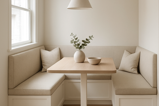 Space-Saving Corner Nooks with Custom Seating illustration