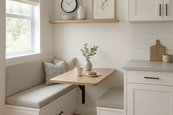 Multi-Functional Nooks with Storage Solutions illustration