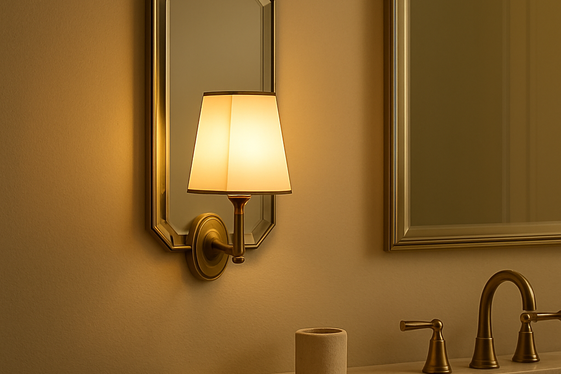 Mirror-Integrated Sconces for Extra Shine illustration