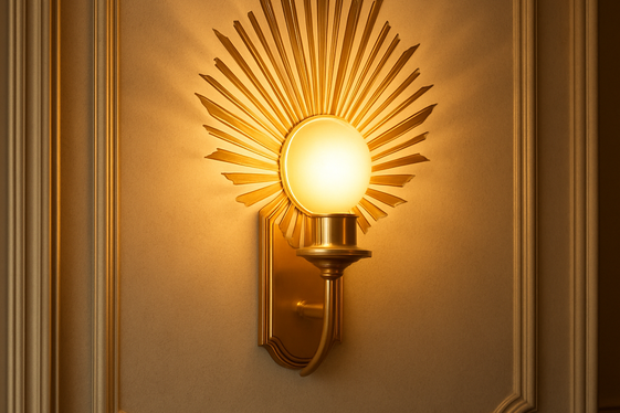Art Deco Inspired Wall Sconces illustration