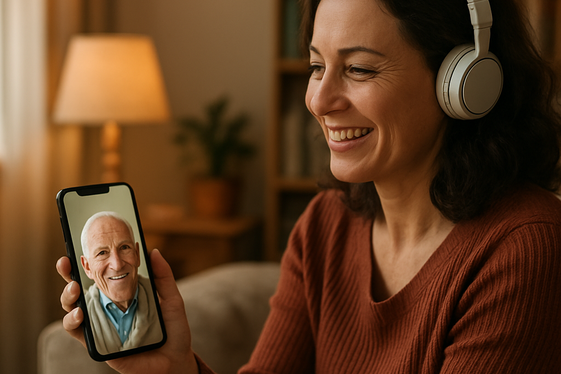 Becoming a Professional Listener for Elderly Companionship illustration