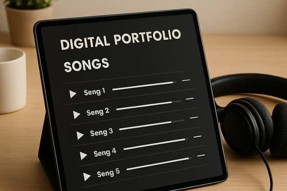 Creating a Strong Songwriting Portfolio illustration