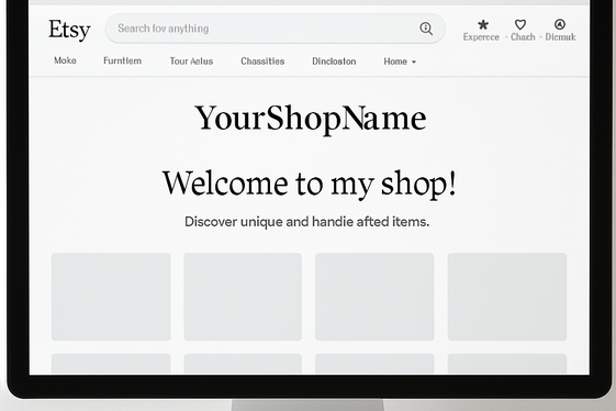 Optimize Your Shop Title and Announcement for SEO illustration