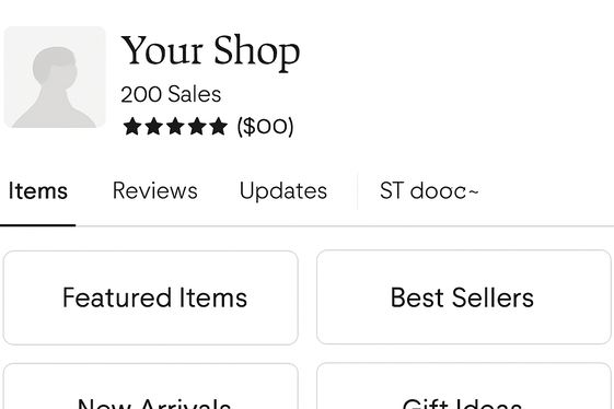 Create Shop Sections that Help Search Visibility illustration