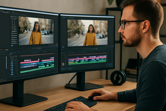 Video Editing and Post-Production illustration