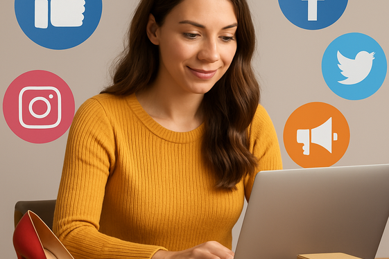 Affiliate Marketing with Content Creation illustration