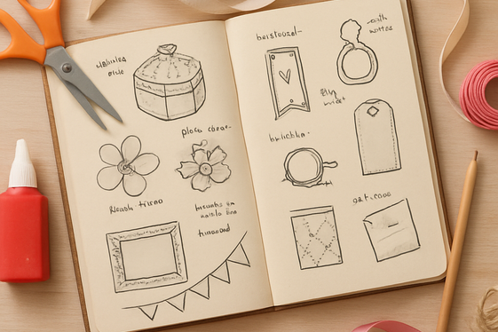 DIY Craft Project Journals illustration