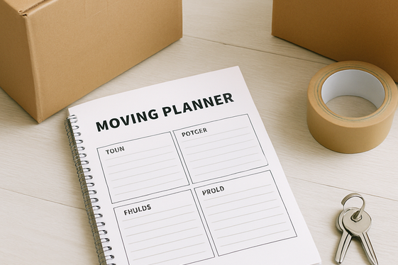 Moving and Relocation Planners illustration