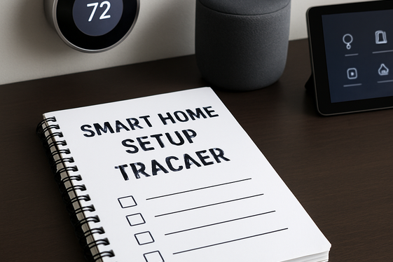 Smart Home Setup Trackers illustration