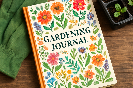 Gardening Journals and Trackers illustration