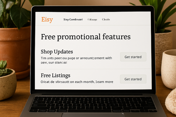 Leverage Etsy’s Free Promotional Features illustration