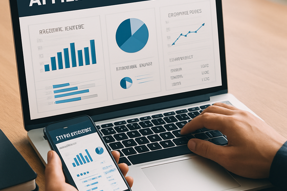 Affiliate Marketing with Daily Commissions illustration
