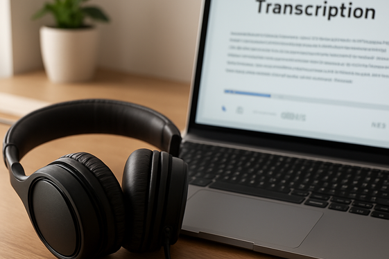 Transcription Jobs with Daily Earnings illustration
