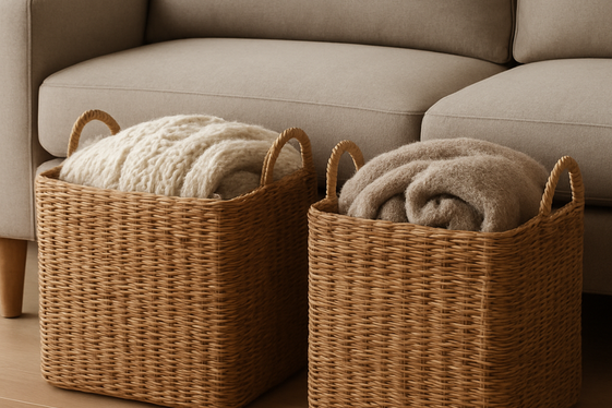 Stylish Storage Baskets illustration