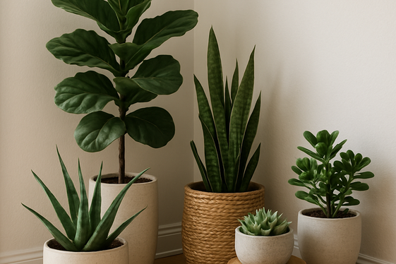 Indoor Plants for Fresh Life illustration