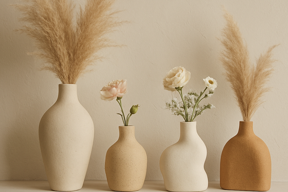 Artisan Ceramic Vases as Focal Points illustration