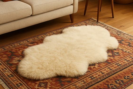 Layered Area Rugs for Depth illustration