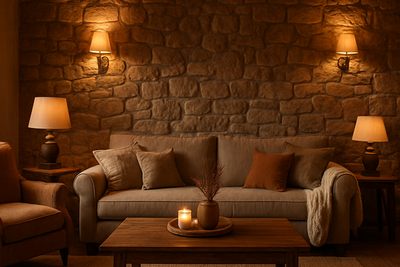 Natural Stone Textured Walls for Rustic Charm illustration