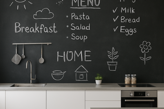 Chalkboard Walls with a Textured Twist illustration