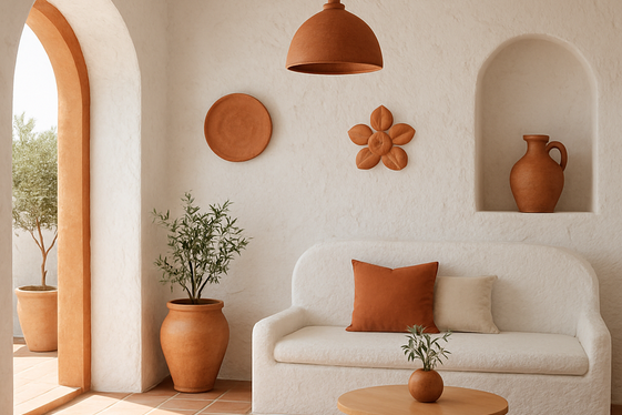 Stucco Walls with Classic Mediterranean Vibes illustration