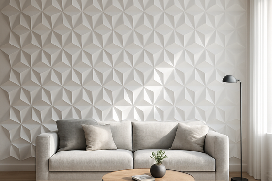 D Geometric Wall Panels to Add Dimension illustration