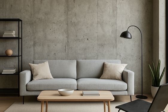 Concrete Textured Walls for Urban Cool illustration