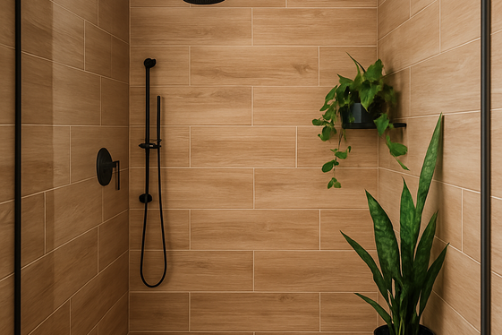 Wood-Look Tiles Add Warmth Without the Wood illustration