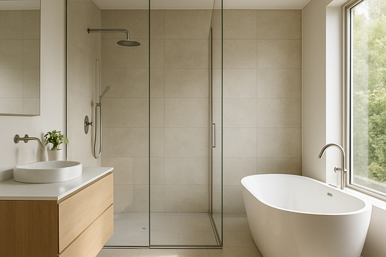 Freestanding Glass Panels for Open Space illustration