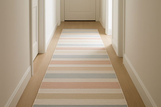Install a Runner Rug with Horizontal Patterns illustration