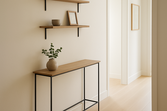Incorporate Slim, Multifunctional Furniture illustration