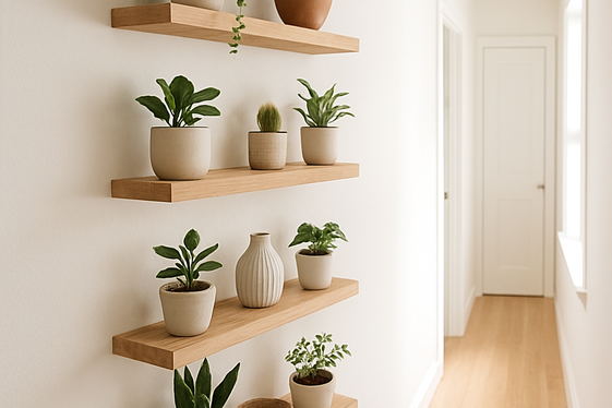 Install Floating Shelves for Storage and Style illustration