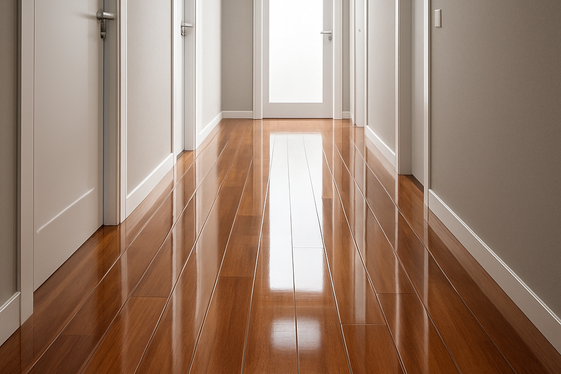 Use Glossy or Reflective Flooring illustration