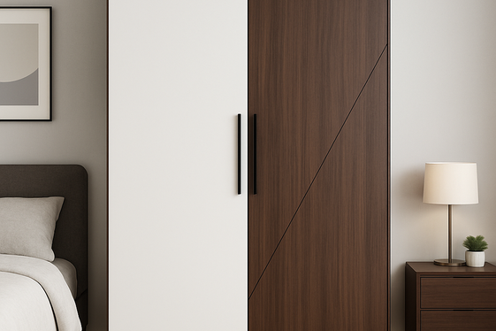 Two-Tone Wardrobe Designs for Visual Interest illustration