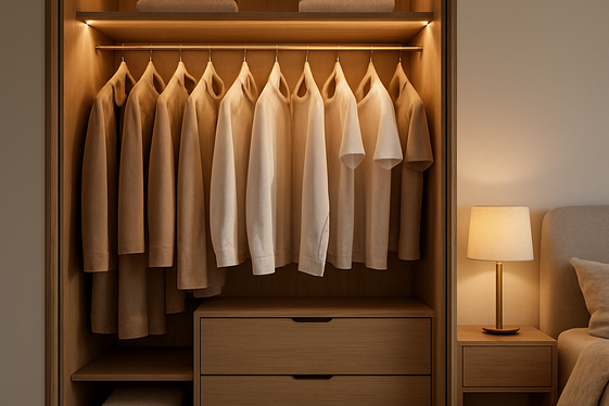 Built-In LED Lighting to Illuminate Your Clothes illustration