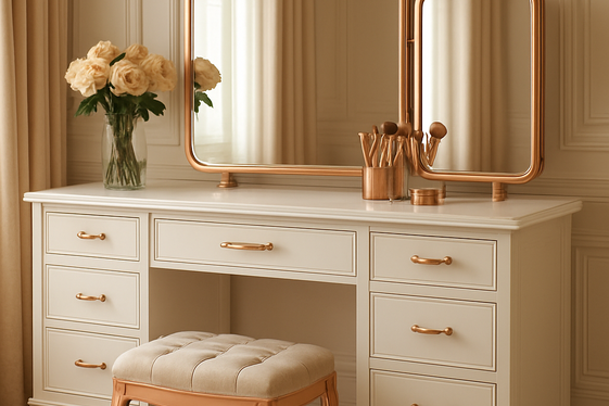 Use Rose Gold Accents for a Glamorous Feel illustration