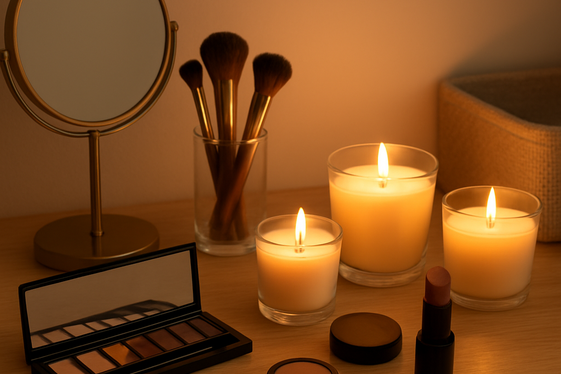 Place Scented Candles for Calming Ambiance illustration