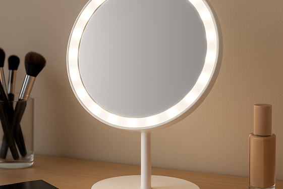Use a Lighted Magnifying Mirror for Detail Work illustration