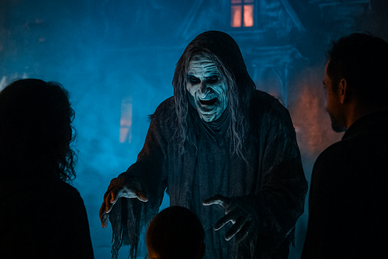 Haunted House Actor or Tour Guide illustration